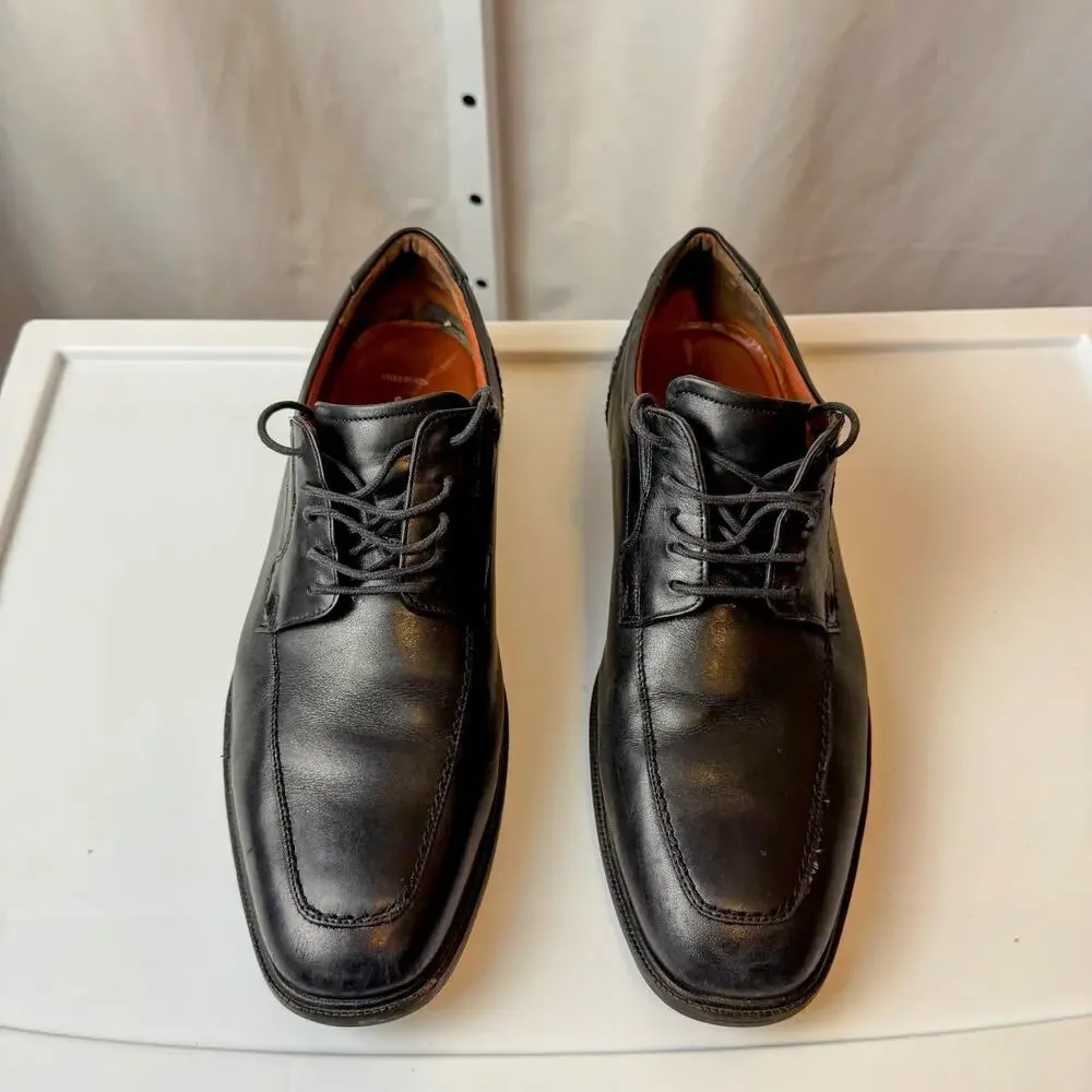 JOHNSTON MURPHY Men's Black Sheepskin Leather J&M Flex (Size 10.5) Waterproof